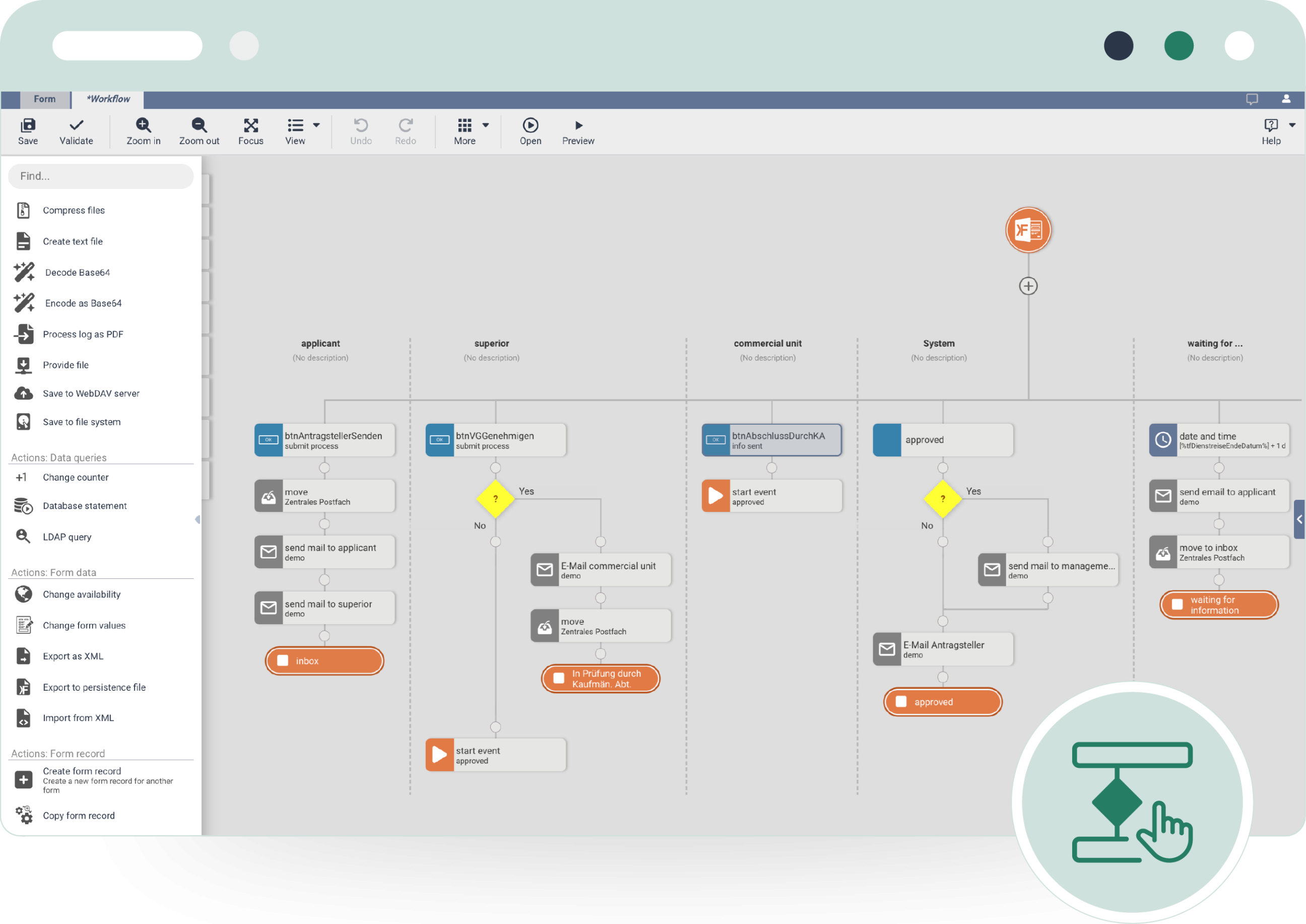 Workflow-Designer | formcycle